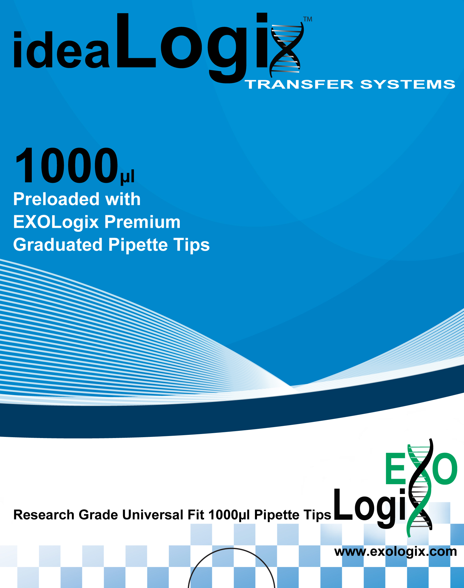 Low Retention 1000µl Clear ideaLogix™ Refill